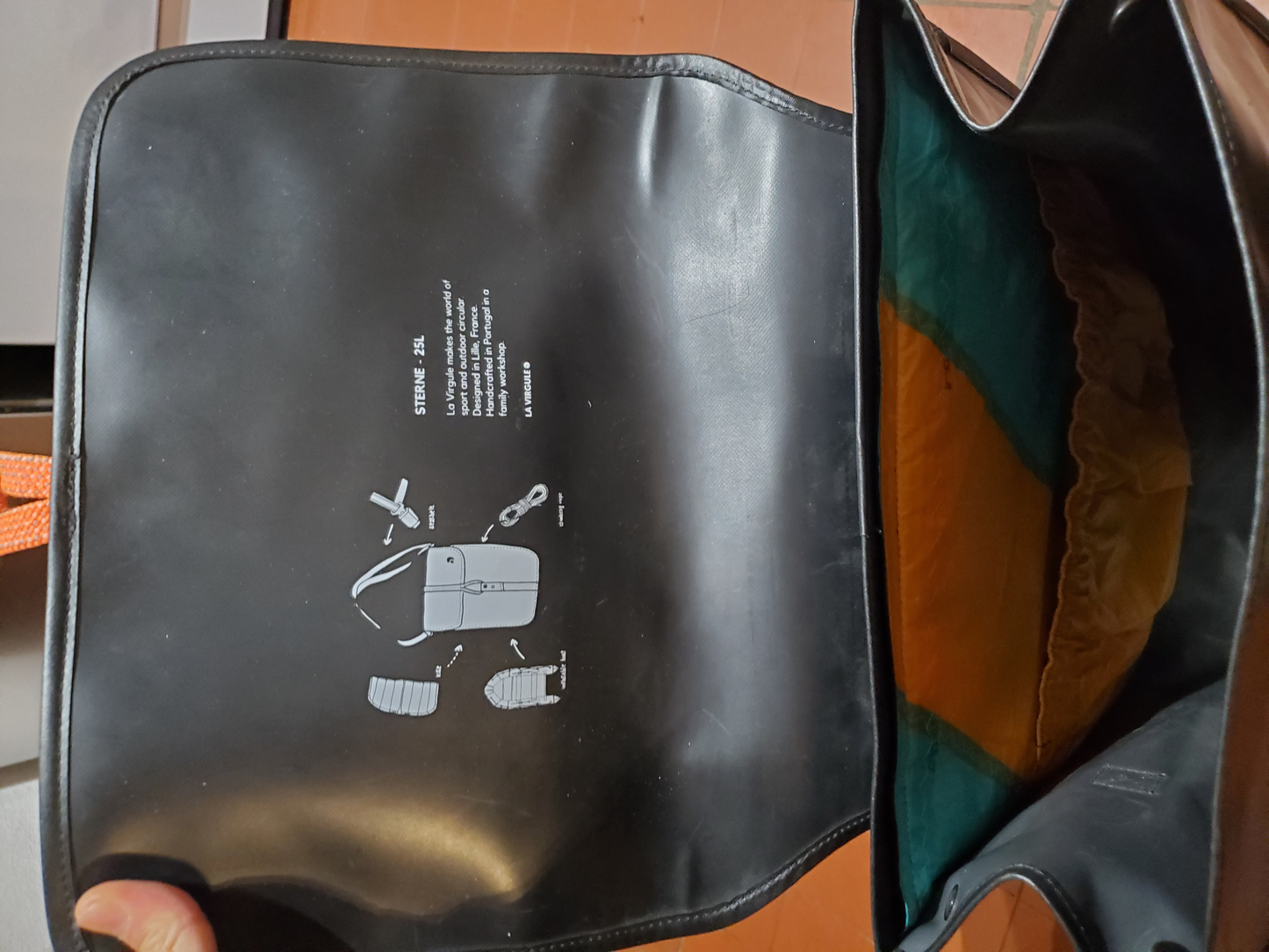 sac la virgule - sterne - 25l - noir